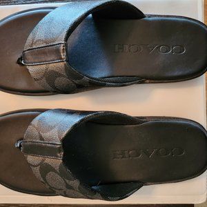Coach Flip Flops, NEW